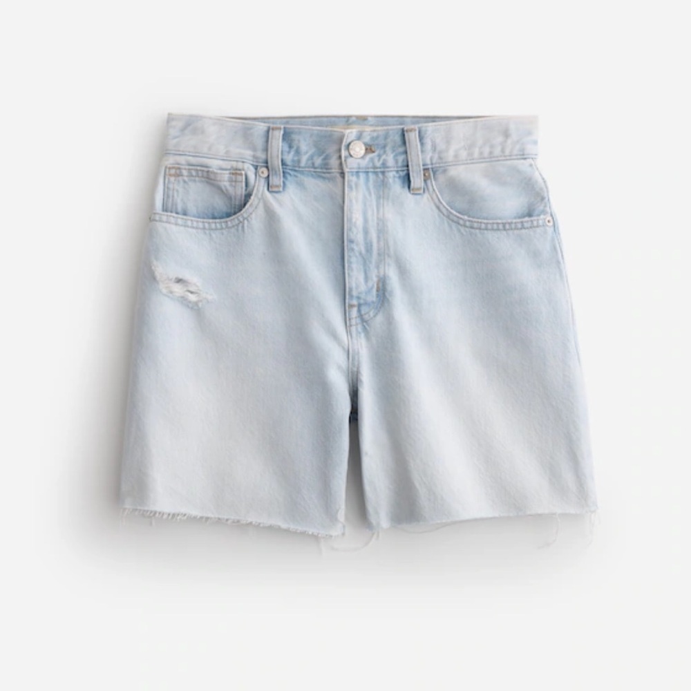 Madewell // EUC The '90s Mid-Length Jean Short in Pearlman Wash - Picture 6 of 10
